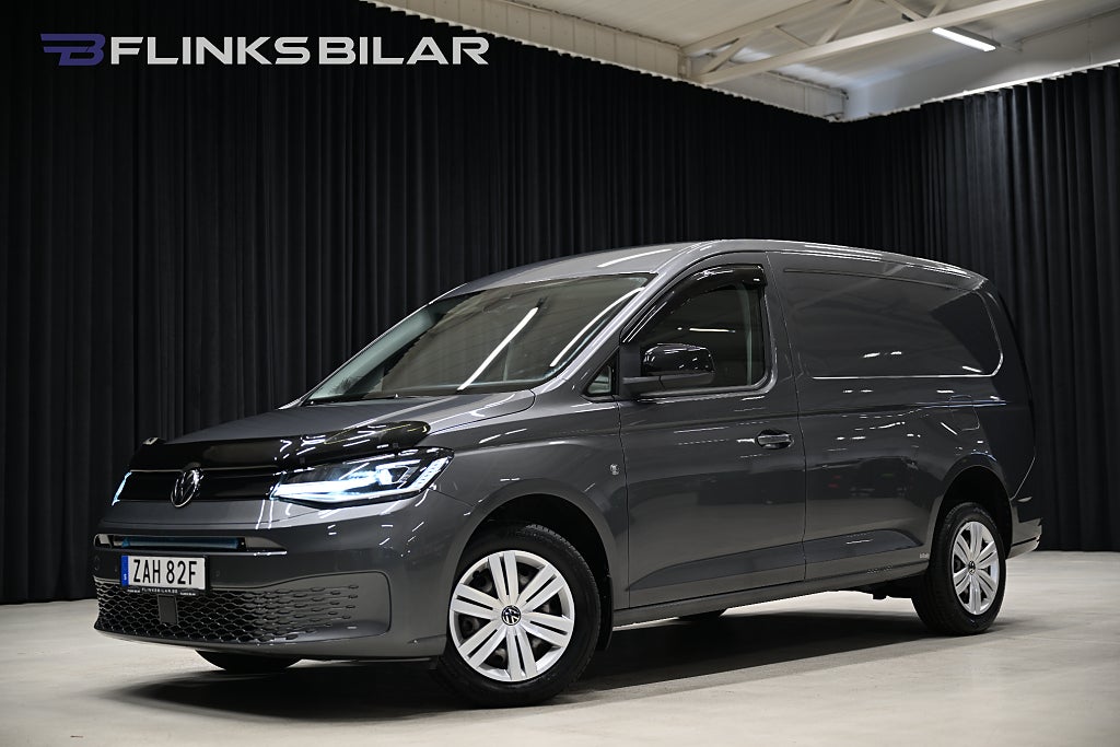 Volkswagen Caddy Maxi DSG 122HK Dragkrok|Dieselvärmare|Nedlackad|LED|Leasbar