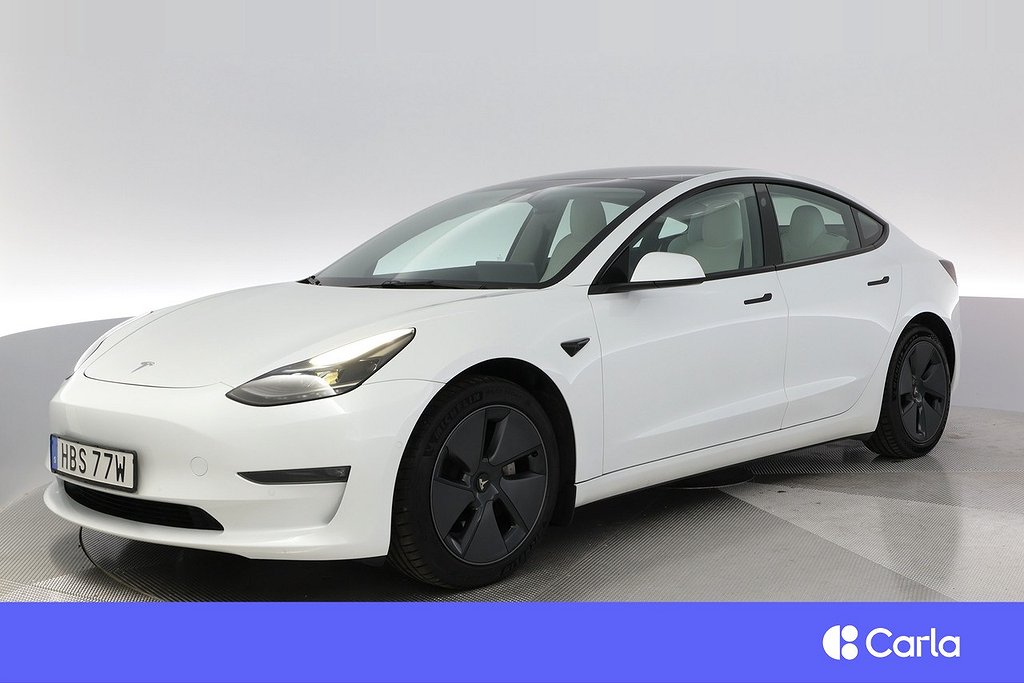 Tesla Model 3 Long Range AWD Refresh AP Pano Drag V-Hjul