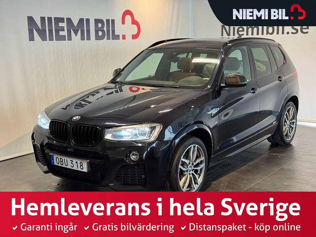 BMW X3 xDrive30d M Sport H&K/Kamera/Värmare/Drag/Navi/Skinn