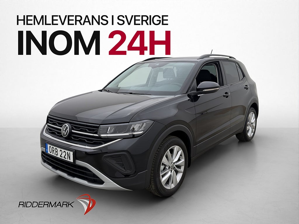Volkswagen T-CROSS 1.0 TSI 95hk Backkamera CarPlay Cockpit