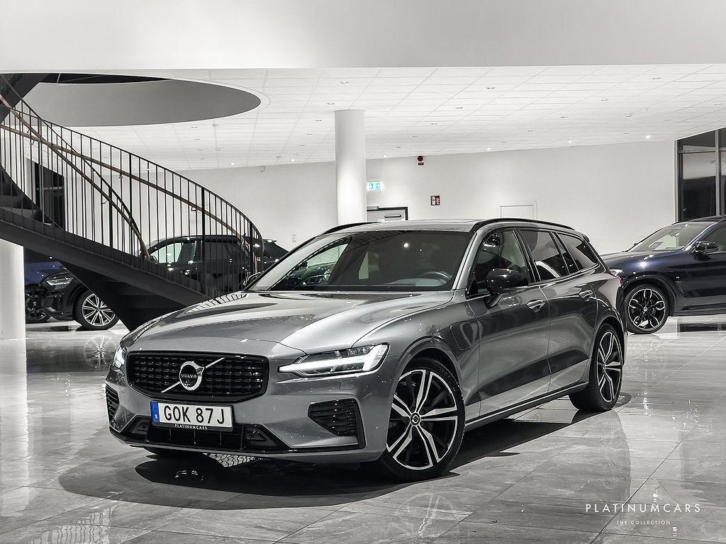 Volvo V60 Recharge T8 AWD R-Design 392hk / Pano / H&K / VOC