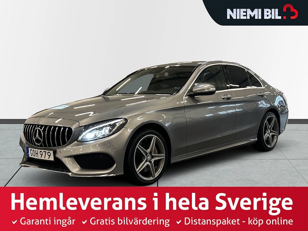 Mercedes-Benz C 250 d 4MATIC 7G-Tronic AMG Line Drag/Värmare