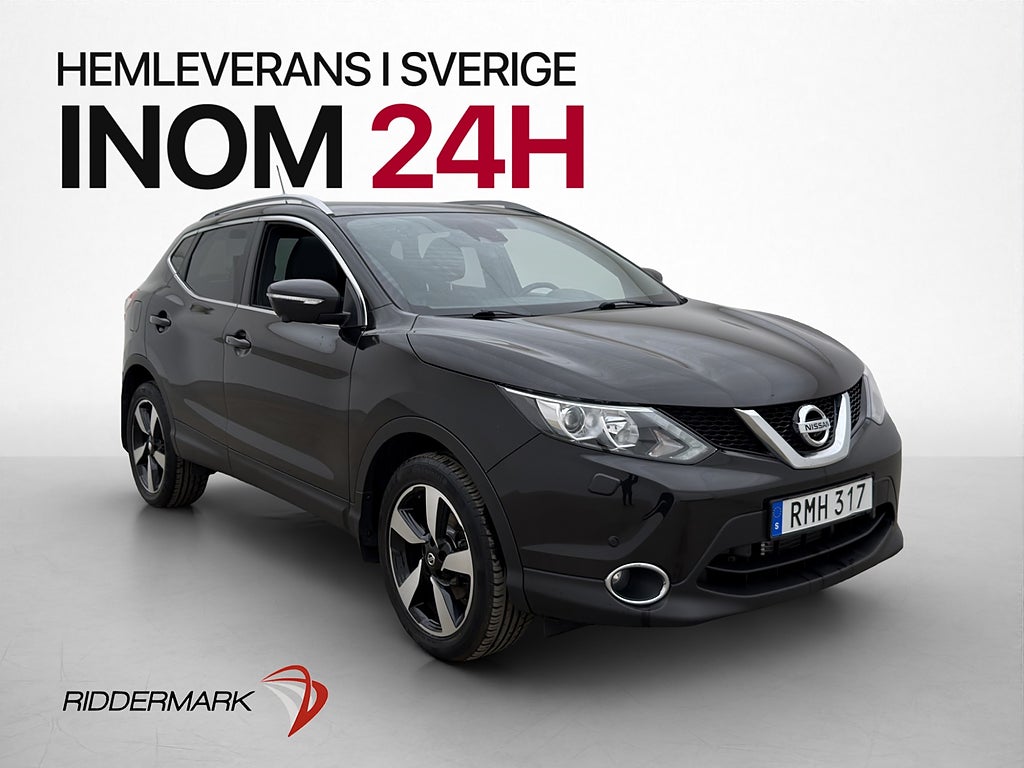 Nissan Qashqai 1.2 DIG-T 115hk Pano 360° Navi 0.56l/mil
