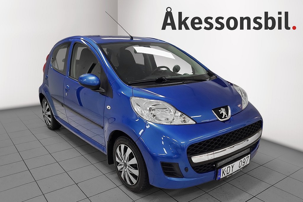 Peugeot 107 5-dörrar 1.0 Manuell 68hk LÅG SKATT 360kr/År