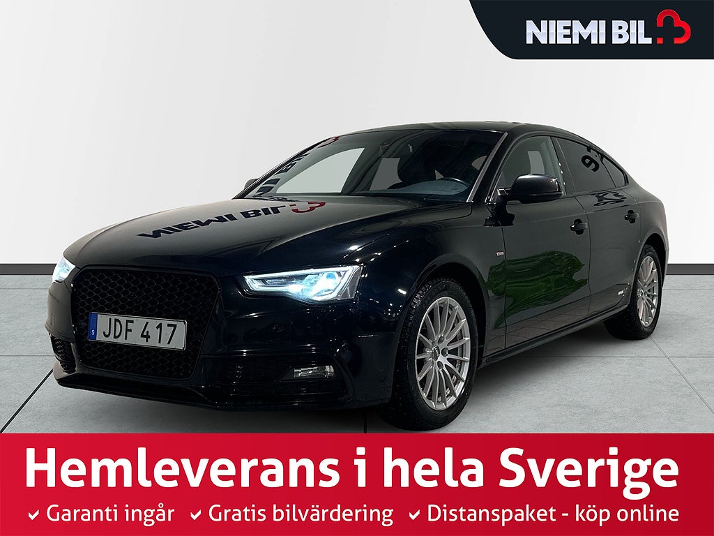 Audi A5 Sportback 2.0 quattro S Line B&O  Drag Dvärm Psens SoV