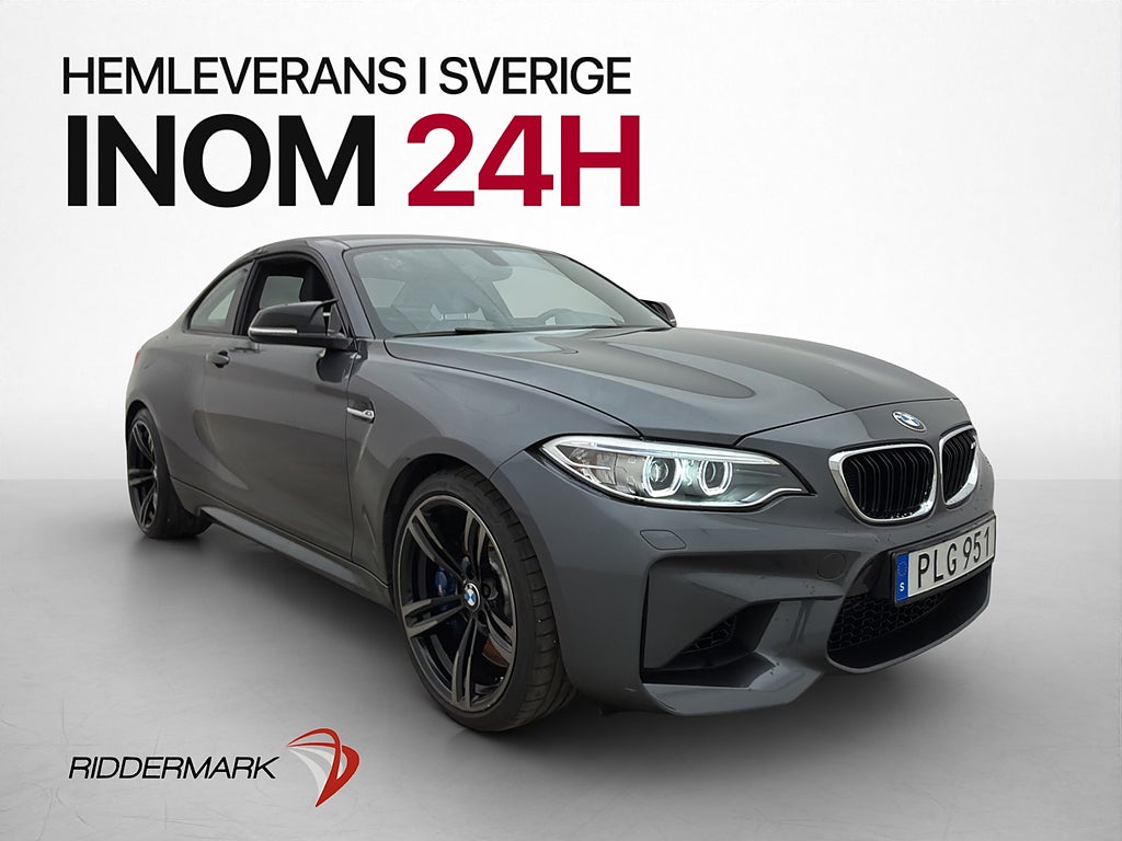 BMW M2 370hk Manuell Skinn Hifi Sportstolar Svensksåld