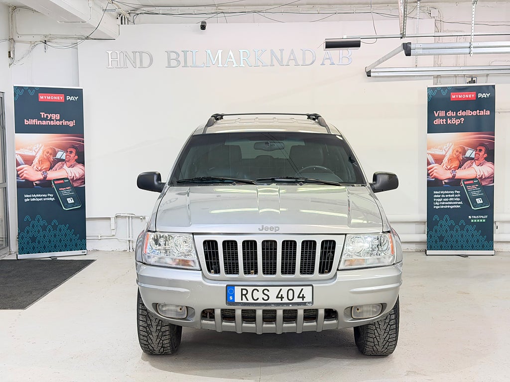 Jeep Grand Cherokee 4.7 V8 4WD Ny Servad Ny Besiktad Dragkrok 220HK
