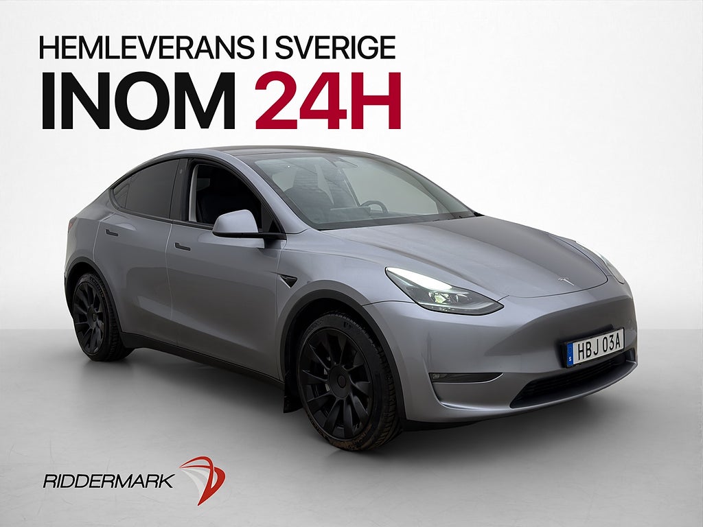 Tesla Model Y Long Range AWD Pano Drag Kamera Skinn AP Navi