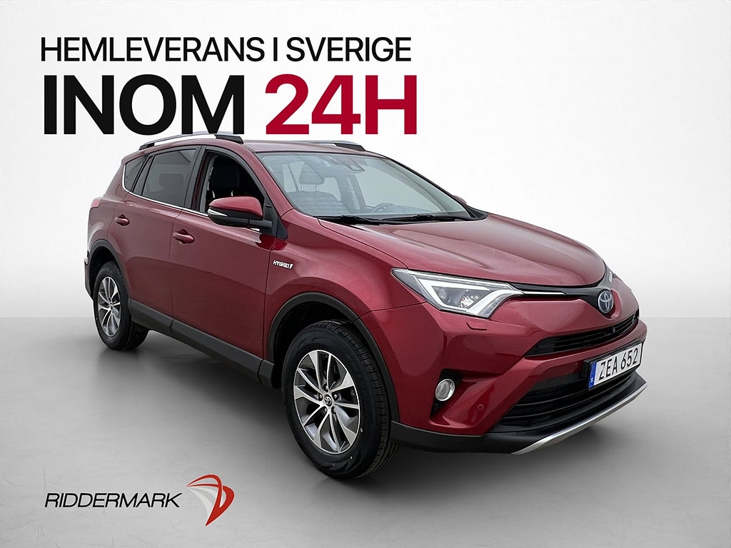 Toyota RAV4 Hybrid 2.5 197hk Executive M&K Värm 360° Skinn