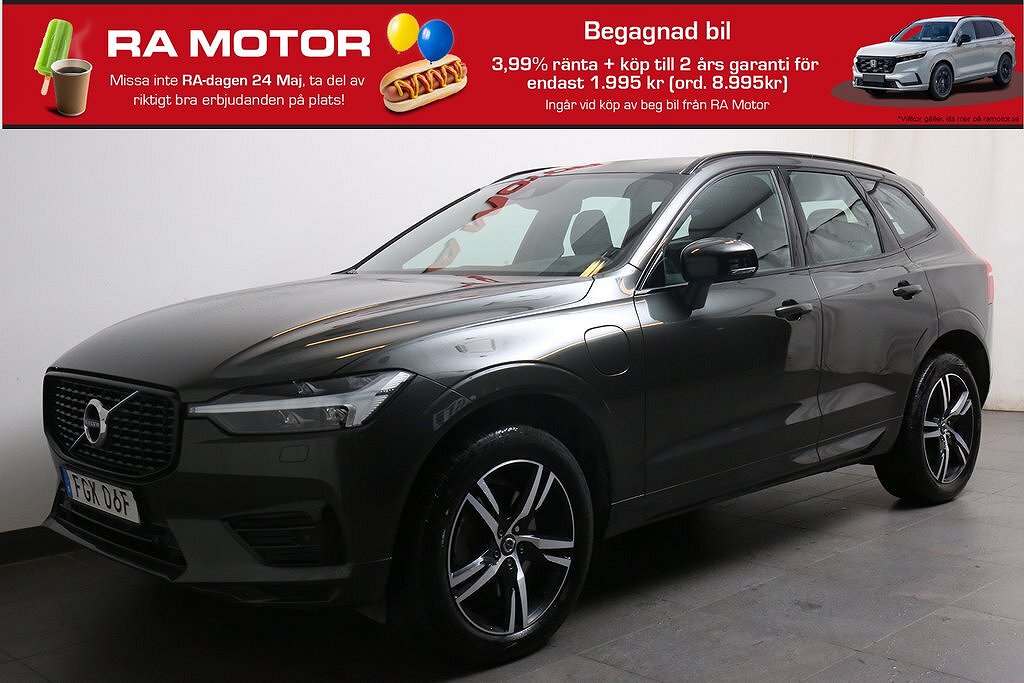 Volvo XC60 Recharge T6 340hk R-Design AWD Aut Pano H/K Moms 2021