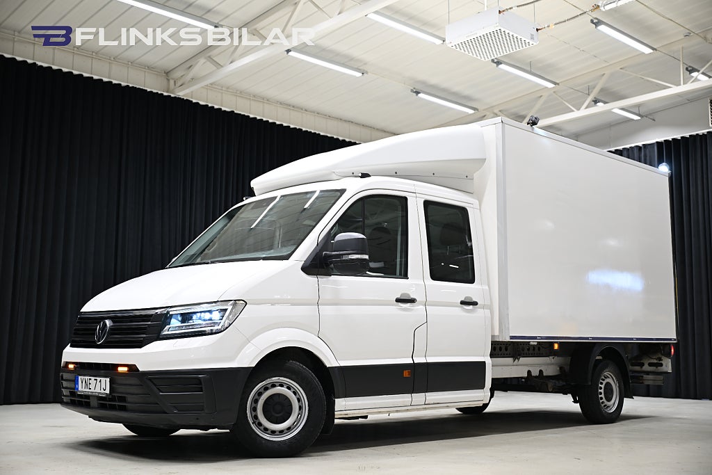 Volkswagen Crafter 177HK Automat|Dubbelhytt|Volymskåp|BGLyft|Kambytt|Moms