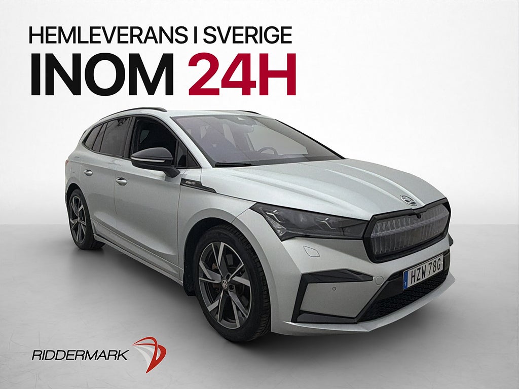 Skoda Enyaq 85x Sportline Crystal P-Värm HuD Canton Drag