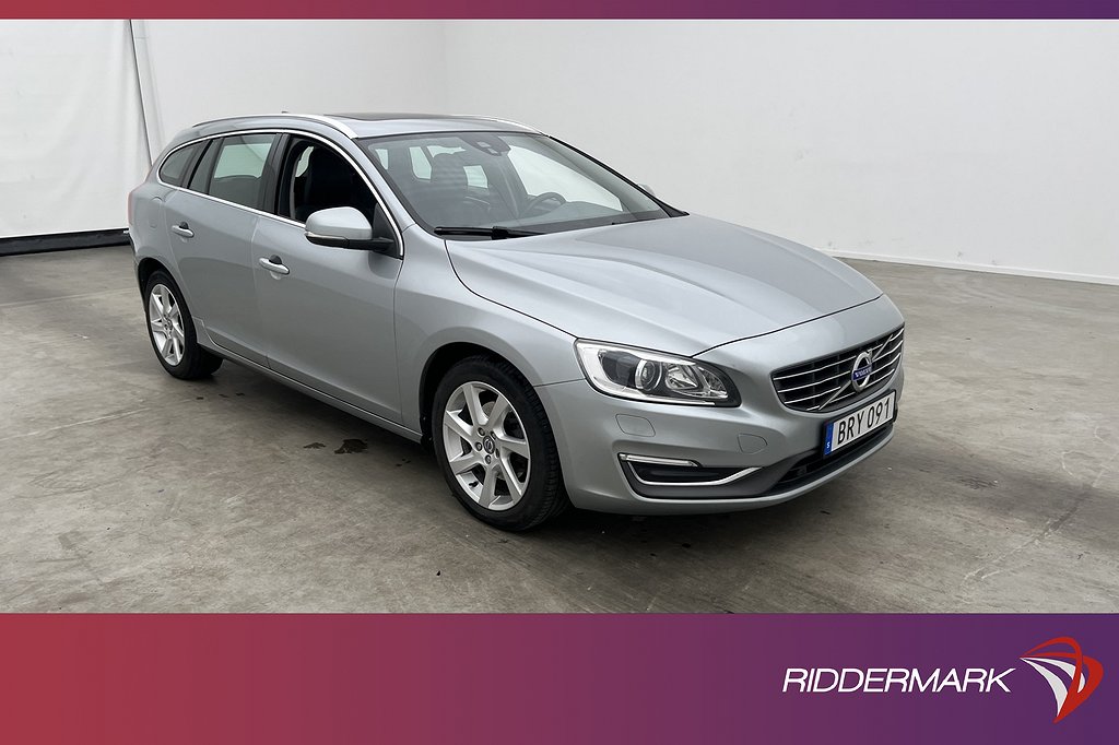 Volvo V60 D4 Summum VOC Värmare Taklucka Navi Sensorer Drag