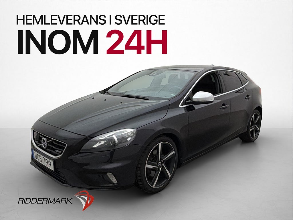 Volvo V40 D2 115hk R-Design Pano Navi VOC Värm BLIS