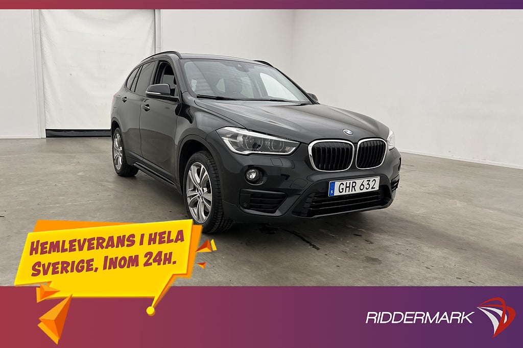 BMW X1 XDrive20d Pano HUD B-Kamera Navi Skinn Sportstolar