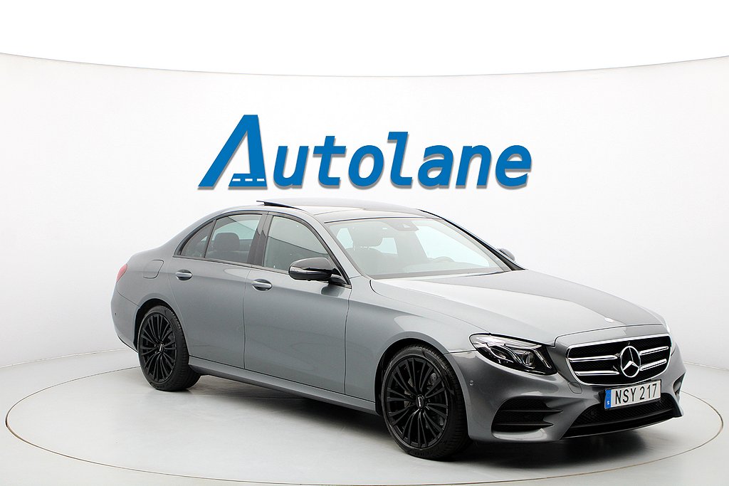 Mercedes-Benz E 220 d 9G-T AMG, Panorama, 360°, Drag 194hk