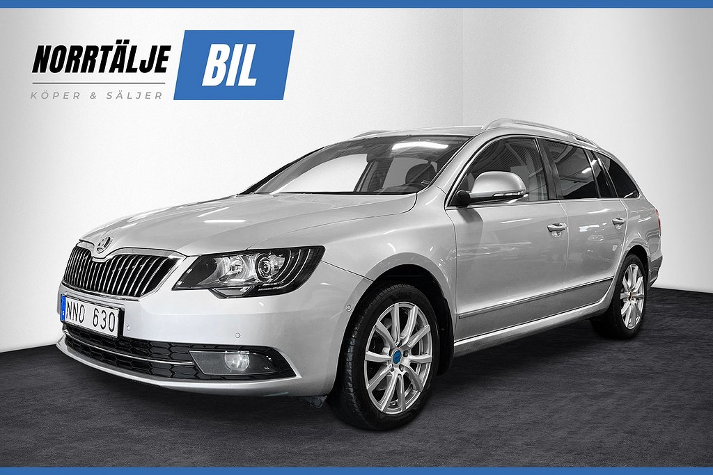 Skoda Superb 2.0 170 HK TDI 4x4 ELEGANCE DRAG NAVI D-VÄRMARE