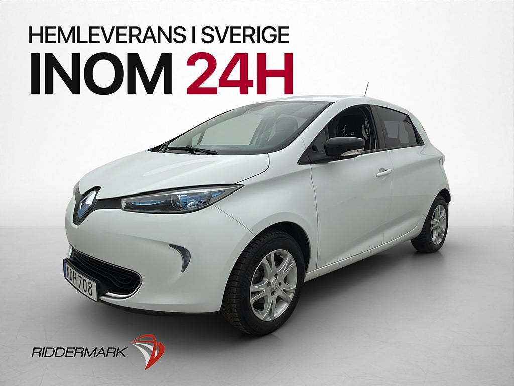 Renault Zoe R240 22 kWh 88hk FRIKÖPT BATTERI Navigation