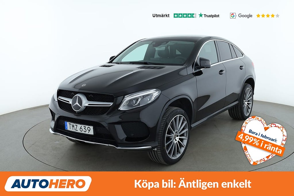 Mercedes-Benz GLE 350 d 4MATIC Coupé AMG Line / Dragkrok, Värmare
