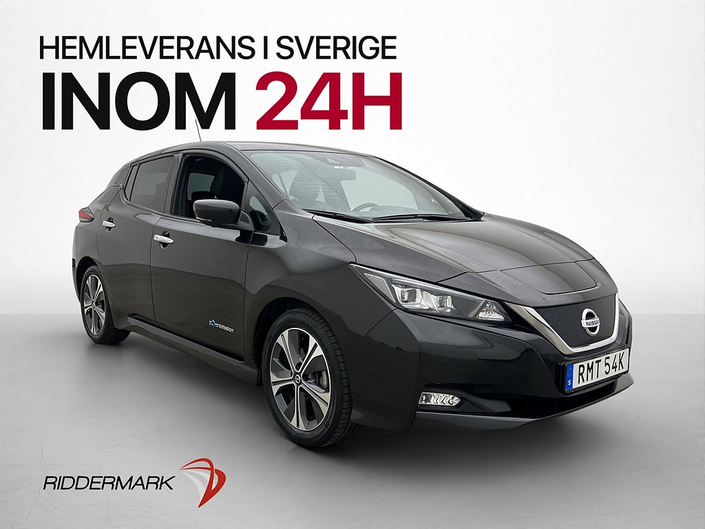 Nissan Leaf 150hk Tekna BOSE 360° CarPlay Halvskinn Rattvärm