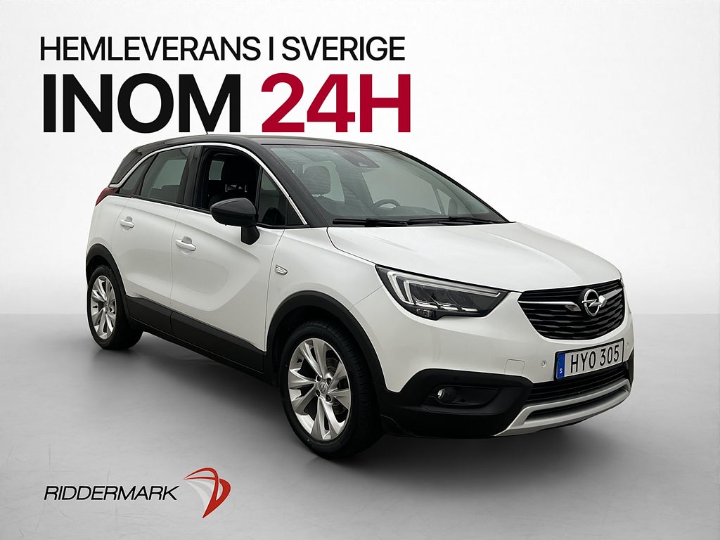 Opel Crossland X 1.2 81hk Dynamic Kamera Halvskinn Rattvärme