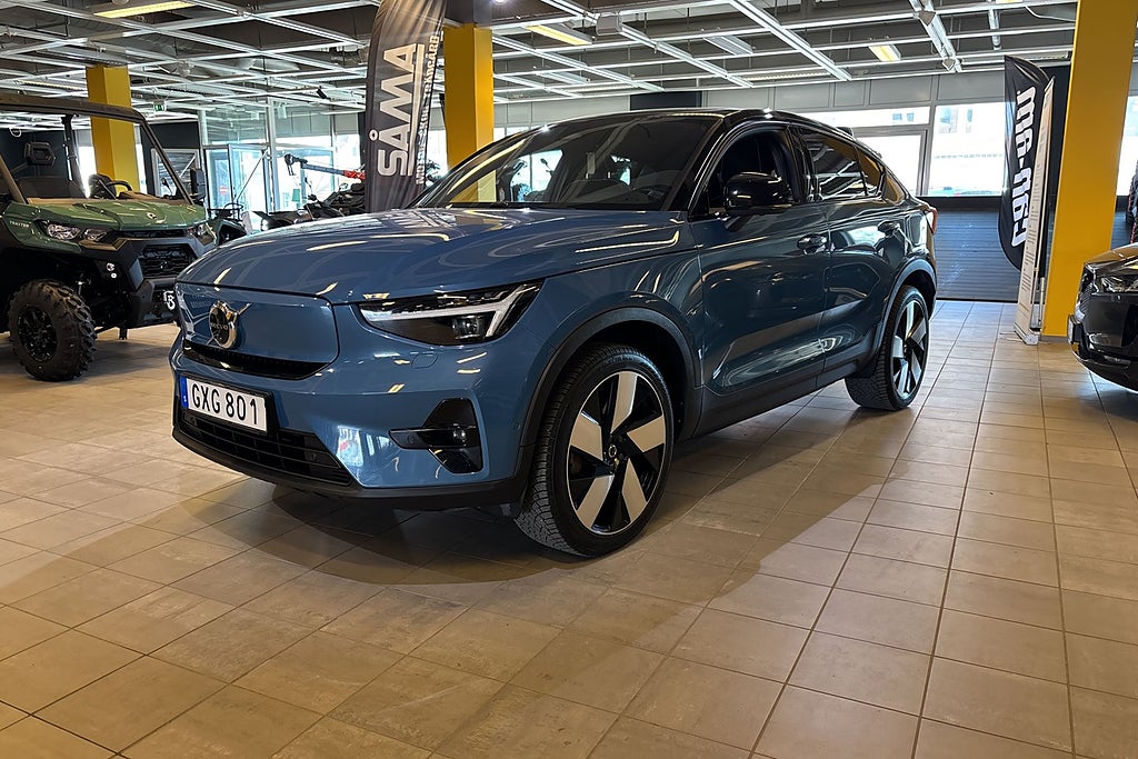 Volvo C40 Recharge Twin Ultimate/Moms/Drag/408hk/Harman/Kardon