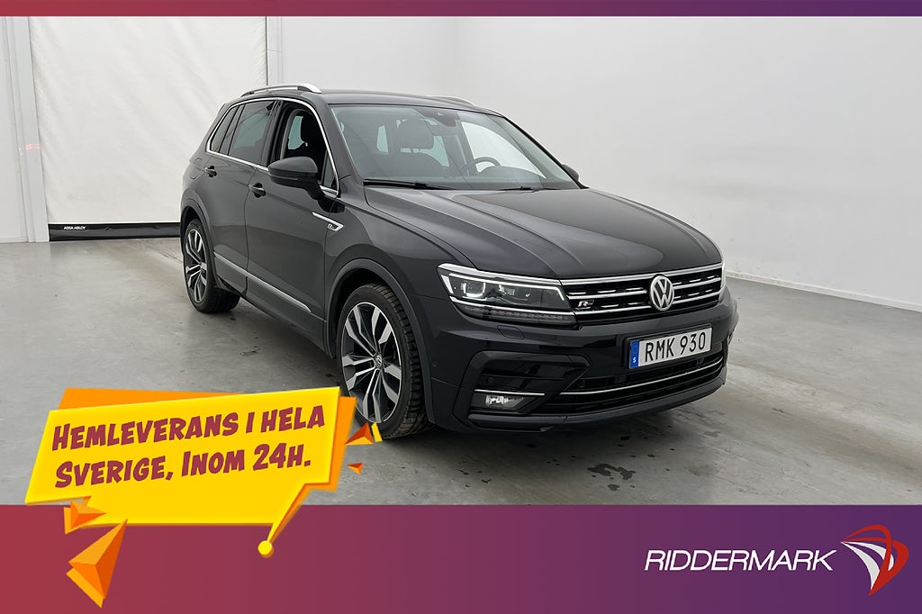 Volkswagen Tiguan 4Motion R-Line Värmare Kamera CarPlay Drag