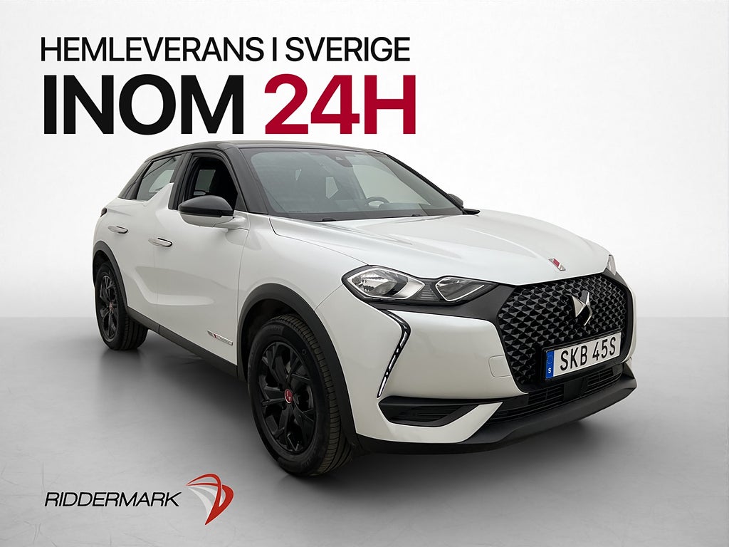 DS 3 Crossback 1.2 Puretech 360° Halvskinn Drag Carplay