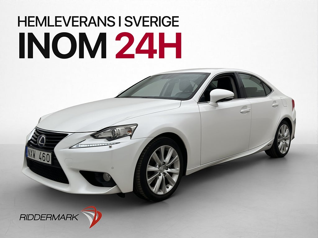 Lexus IS 300h 223hk Executive Kamera Navi Halvskinn Dragkrok