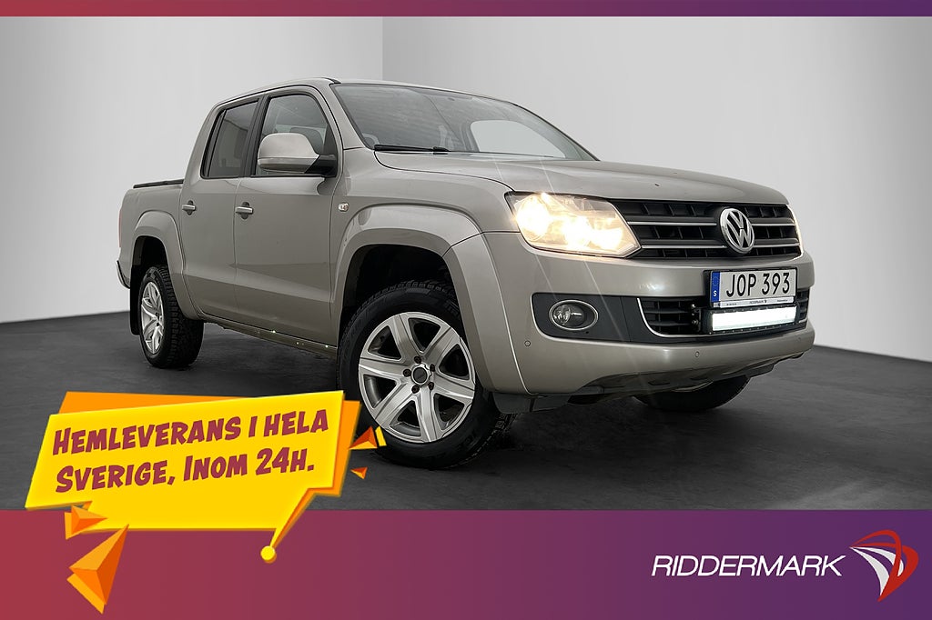 Volkswagen Amarok Highline TDI 4M Värm Drag Diffspärr MOMS