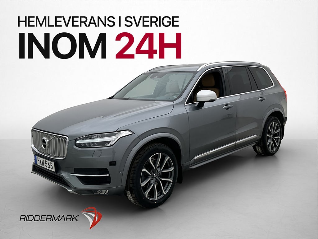 Volvo XC90 Polestar D5 AWD Inscription 7-Sit Luft Skinn Drag