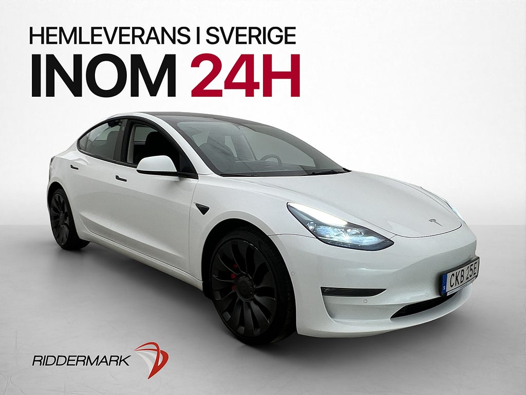 Tesla Model 3 Performance AWD Autopilot Pano Kamera Navi
