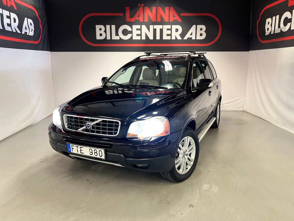 Volvo XC90 D5 AWD Aut Summum Drag Skinn 7-Sits Ny besiktad