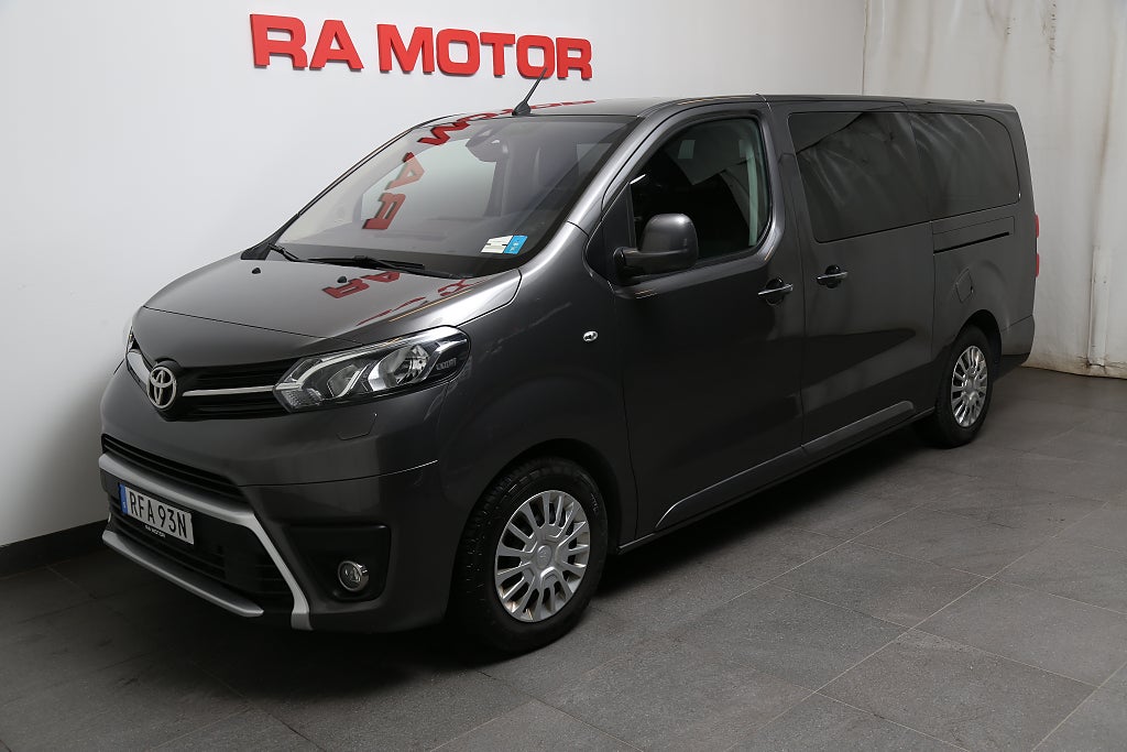 Toyota Proace Verso 2,0 D-4D 144hk Aut 9-sits Värmare Drag Leasbar 