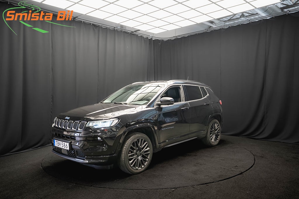 Jeep Compass 4xe Plug-in LÄDER 360° ELSTOL VENTILERADE 1-ÄGARE