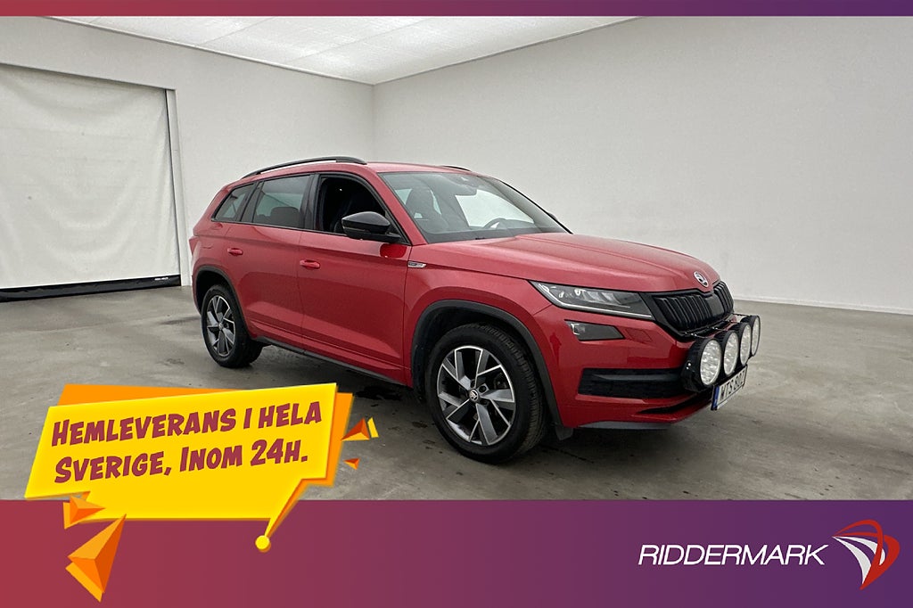 Skoda Kodiaq 4x4 190hk Sportline 7-Sits Canton Cockpit Drag