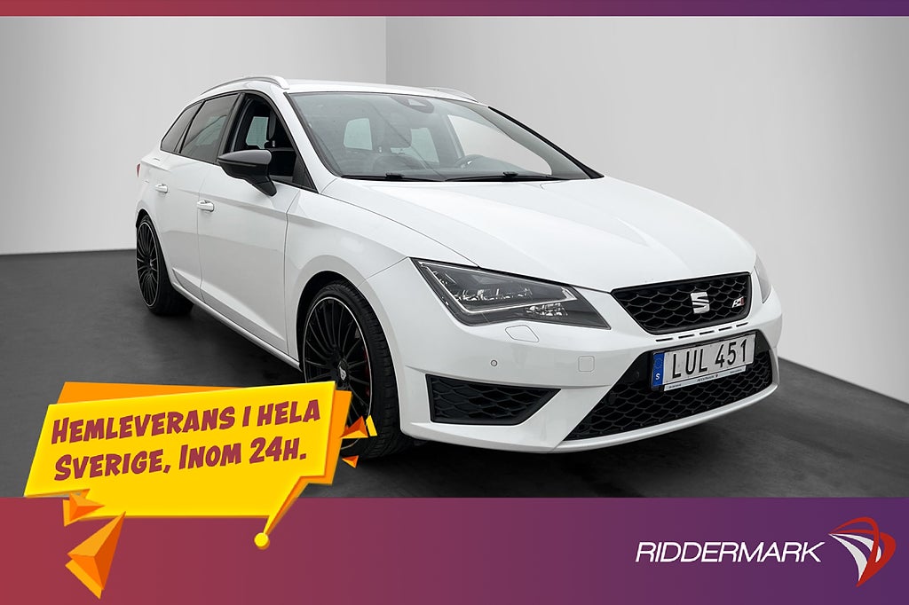 Seat Leon ST 280hk Cupra Halvskinn Värmare Navi P-Sensorer