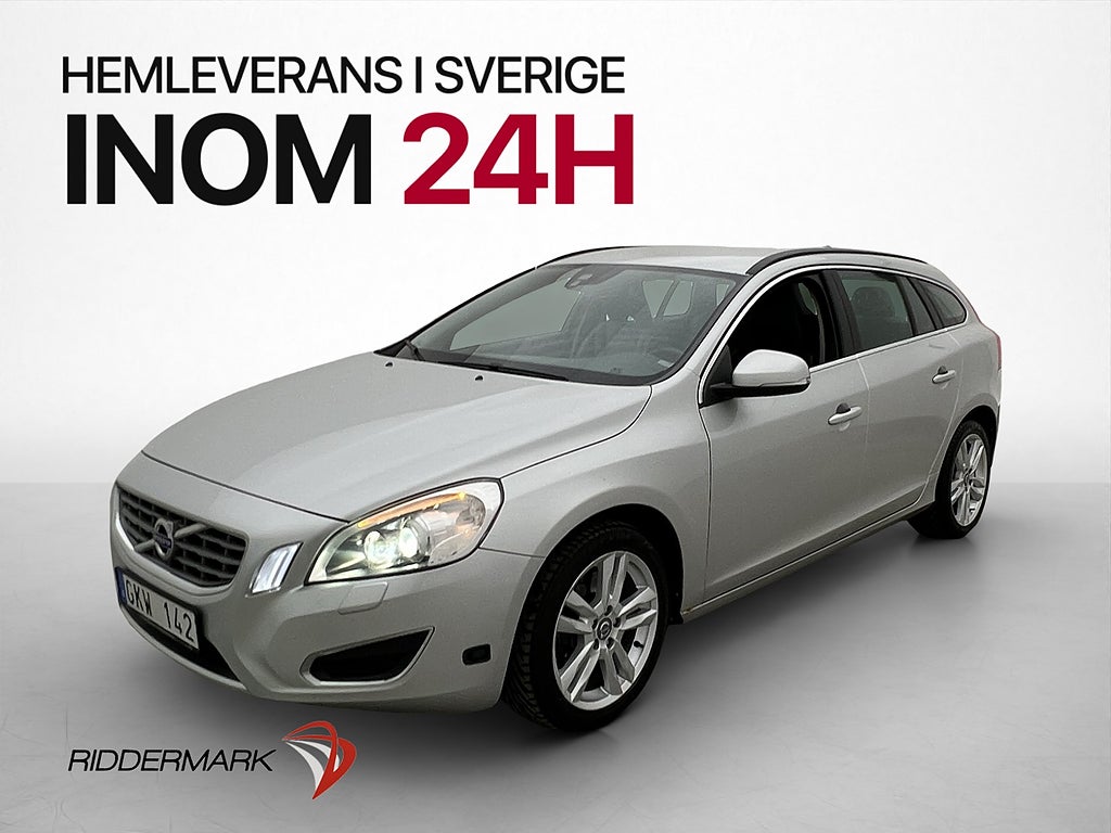 Volvo V60 D4 AWD Momentum M/K-Värmare Drag Sensorer Läder