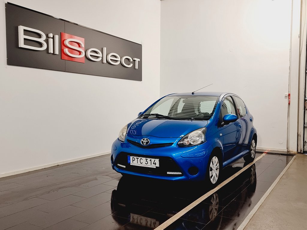 Toyota Aygo 5-dörrar 1.0 VVT-i Euro 5 Ny Servad Ny Bes