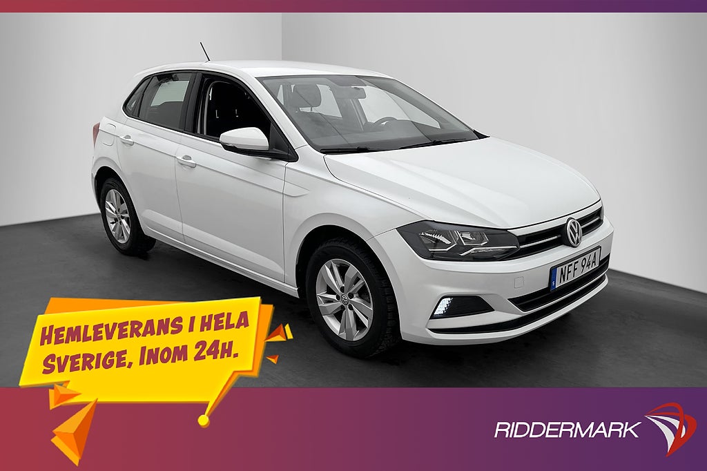 Volkswagen Polo 1.0 TSI DSG 95hk Bluetooth AC Låga mil