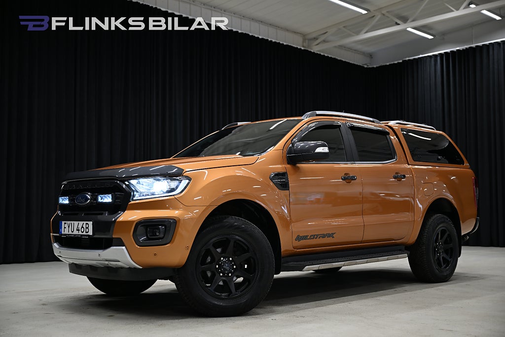 Ford ranger 213HK Automat|Wildtrack|Kåpa|Inredd|Dubbelgolv|SeUtr!