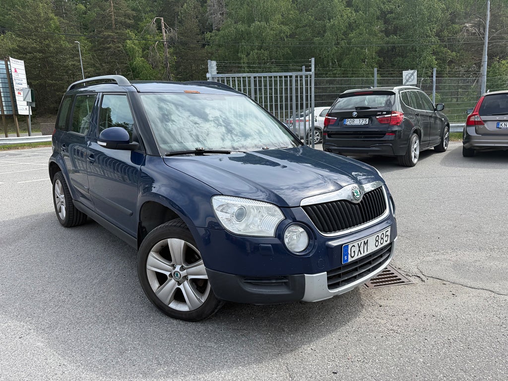 Skoda Yeti 2.0 TDI 4x4 110hk Experience Drag Besiktigad 2026-11-30