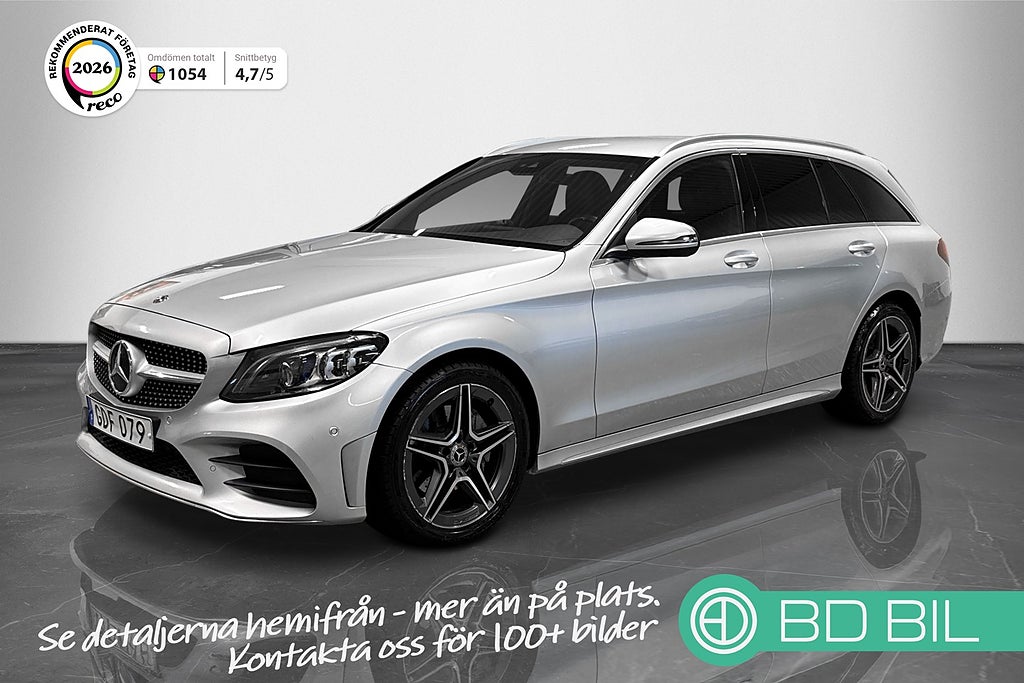 Mercedes-Benz C 200 d AMG DIESELVÄRMARE BURMESTER DRAGKROK BACKKAMERA