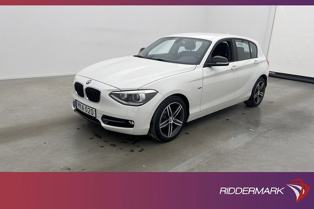 BMW 118 d Sport line Sensorer Keyless Bluetooth Farthållare