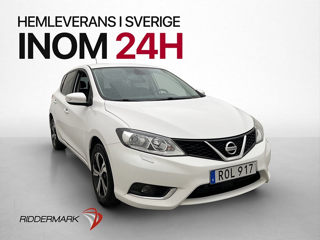 Nissan Pulsar 1.2 DIG-T 115hk Acenta M&K-Värmare Kamera Navi