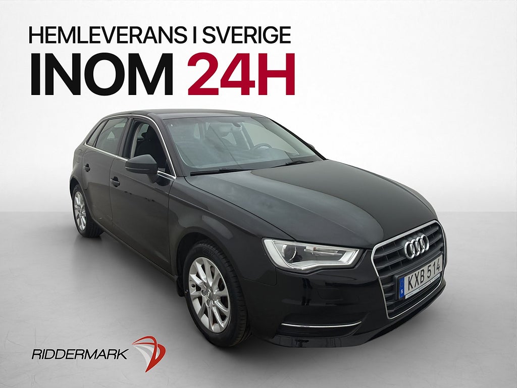 Audi A3 1.2 TFSI 110hk Attraction Farthållare 0,5l/mil