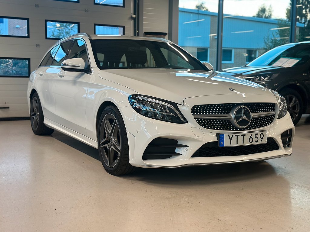 Mercedes-Benz C 200 T diesel  Aut-9G AMG Värmare Navi