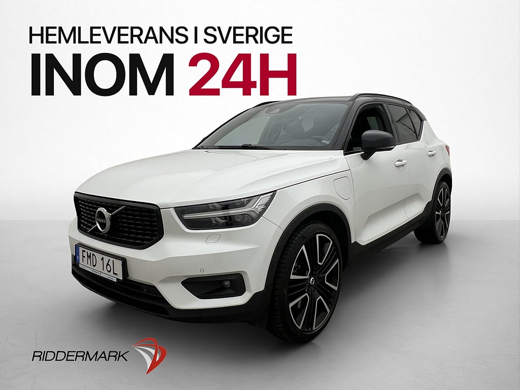 Volvo XC40 T5 TwEn R-Design Pano H/K Drag Kamera Skinn 21"