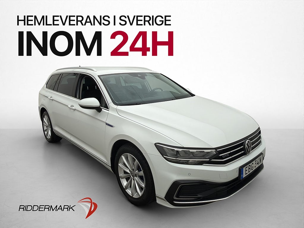 Volkswagen Passat GTE 1.4 TSI 218hk Kamera Värmare Drag