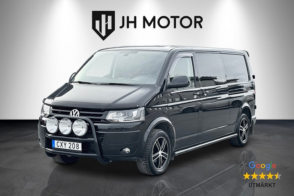 Volkswagen Transporter Kombi 2.0 TDI 4Motion 5-sits 180hk LÅGMILARE/DVÄRM/Navi
